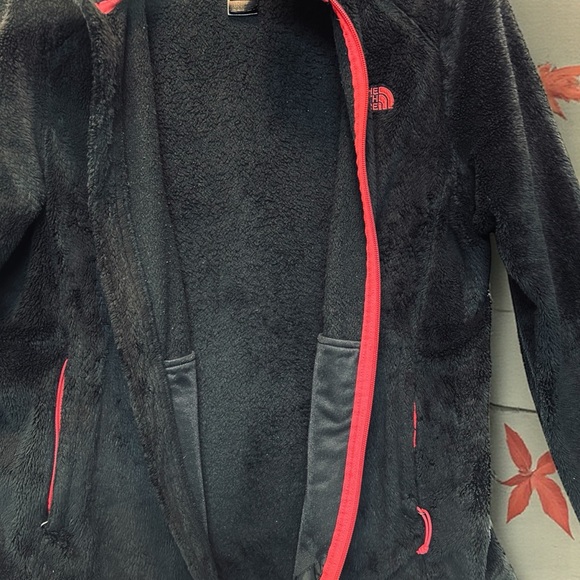 The North Face Women OSITO Fleece Full Zipper Jacket Size Large Black - Picture 5 of 7